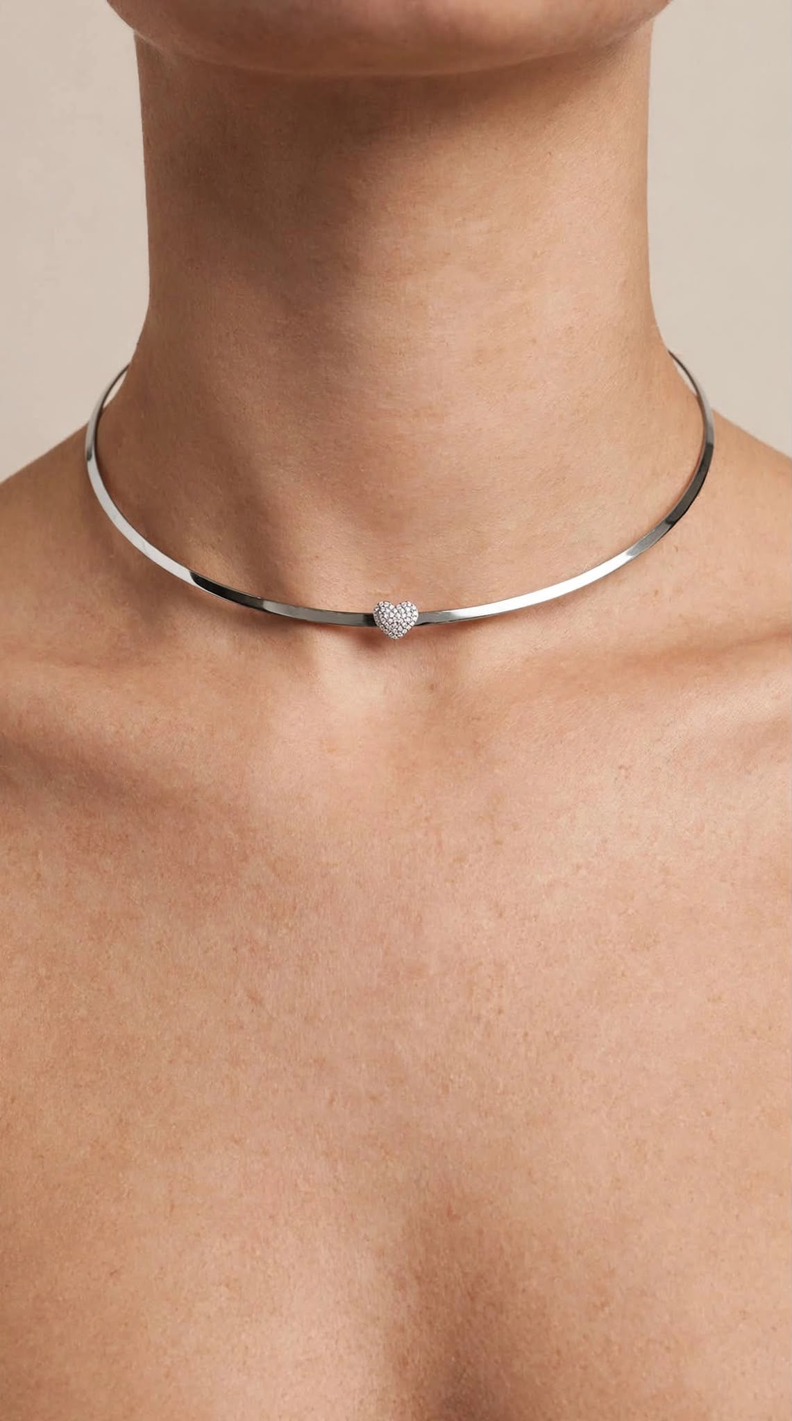 Collana rigida Heart
