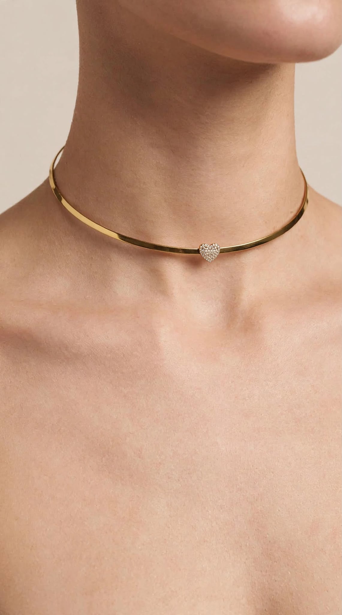 Collana rigida Heart